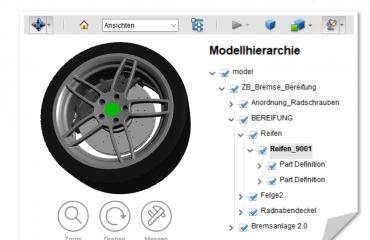 Darstellung: 3D-PDFs vereinen einfache Handhabung und interaktive Möglichkeiten