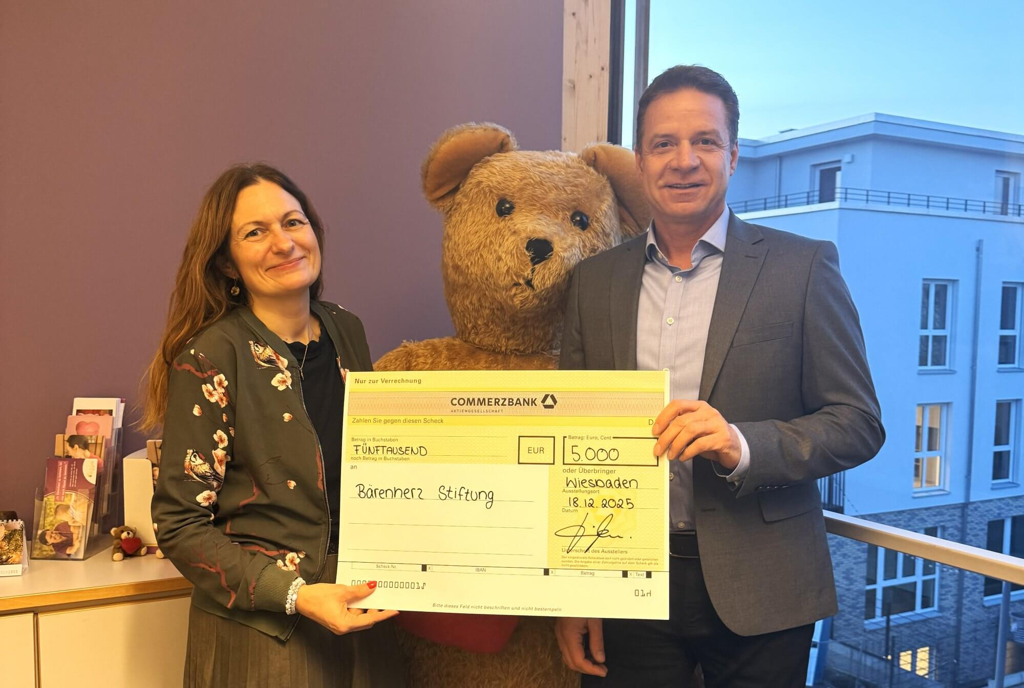 Bärenherz Spendenübergabe